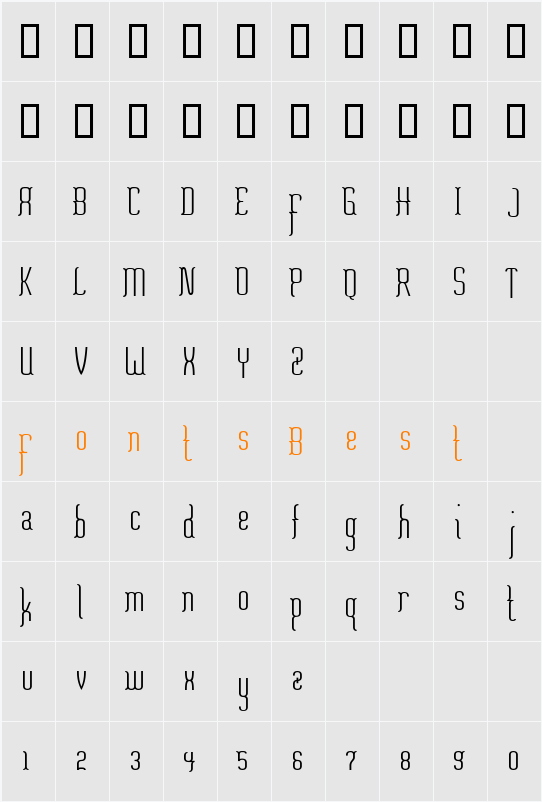 Misfortune Character Map