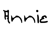 Annie Font Image