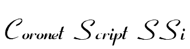 Coronet Script SSi