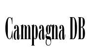 Campagna DB Font Image