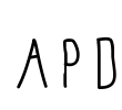 APD Font Image