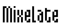 Mixelate Font Image