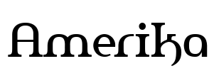 Amerika Font Image