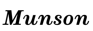 Munson Font Image