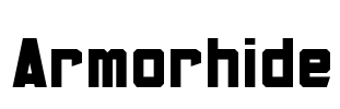 Armorhide Font Image