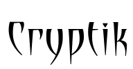 Cryptik Font Image