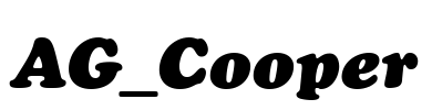 AG_Cooper Font Image