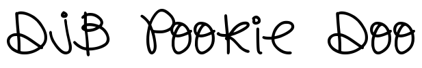 DJB Pookie Doo Font Image