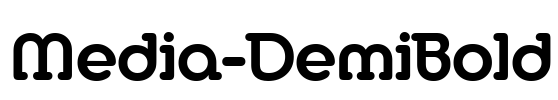 Media-DemiBold Font Image