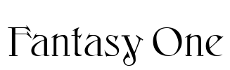 Fantasy One Font Image