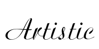 Artistic Font Image