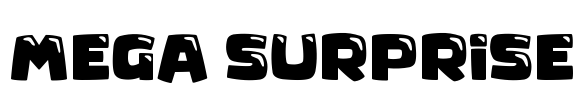 Mega Surprise Font Image