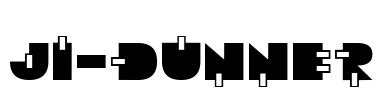 JI-Dunner Font Image