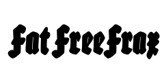 FatFreeFrax Font Image