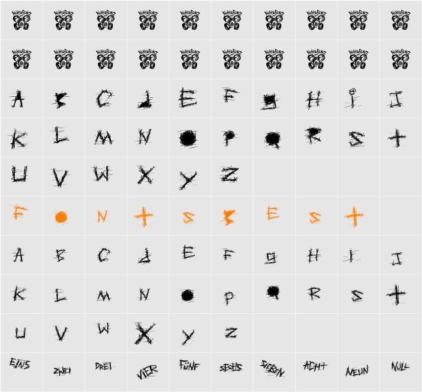 Aggressive Angry Baby Killer Character Map