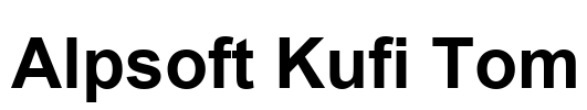 Alpsoft Kufi Tom Font Image