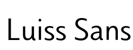 Luiss Sans Font Image