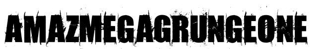 AmazMegaGrungeOne Font Image