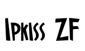 Ipkiss ZF Font Image