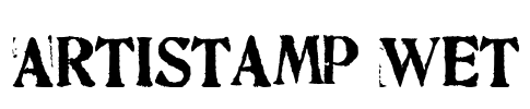 Artistamp Wet Font Image