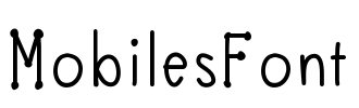 MobilesFont