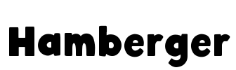 Hamberger Font Image