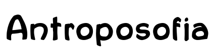 Antroposofia Font Image