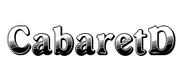 CabaretD Font Image