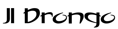 JI-Drongo Font Image