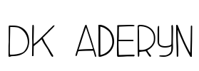 DK Aderyn Font Image