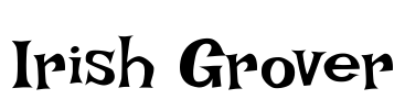 Irish Grover Font Image