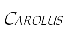 Carolus Font Image