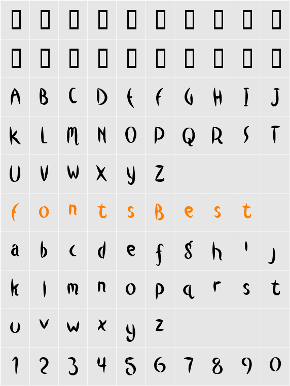 CK Indigo Character Map