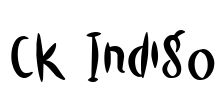 CK Indigo Font Image