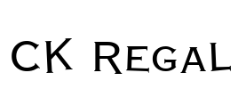 CK Regal Font Image