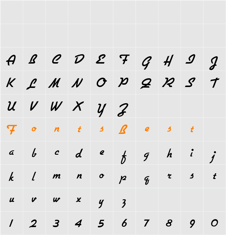 Cg Character Map