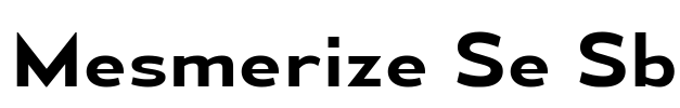 Mesmerize Se Sb Font Image