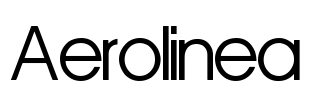 Aerolinea Font Image