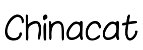 Chinacat Font Image