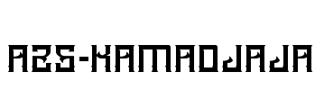 A25-KAMADJAJA Font Image