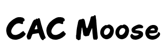 CAC Moose Font Image