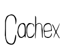 Cachex Font Image