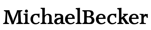 MichaelBecker Font Image