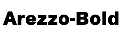 Arezzo-Bold Font Image