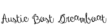 Austie Bost Dreamboat Font Image