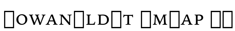 IowanOldSt SmCap BT Font Image