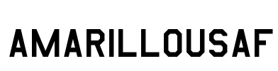 AmarilloUSAF Font Image