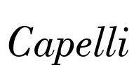 Capelli Font Image