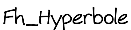 Fh_Hyperbole Font Image