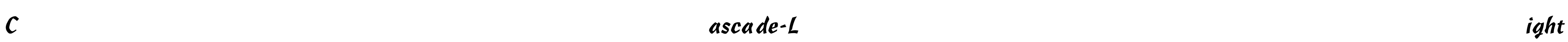 Cascade-Light Font Image